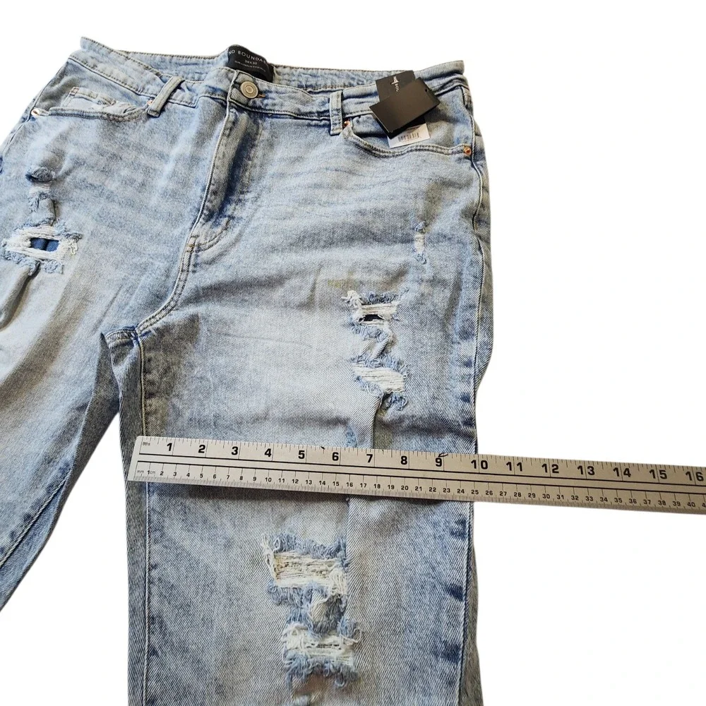 No Boundaries Men's‎ Distressed Slim Fit Denim Jeans Size 38x30